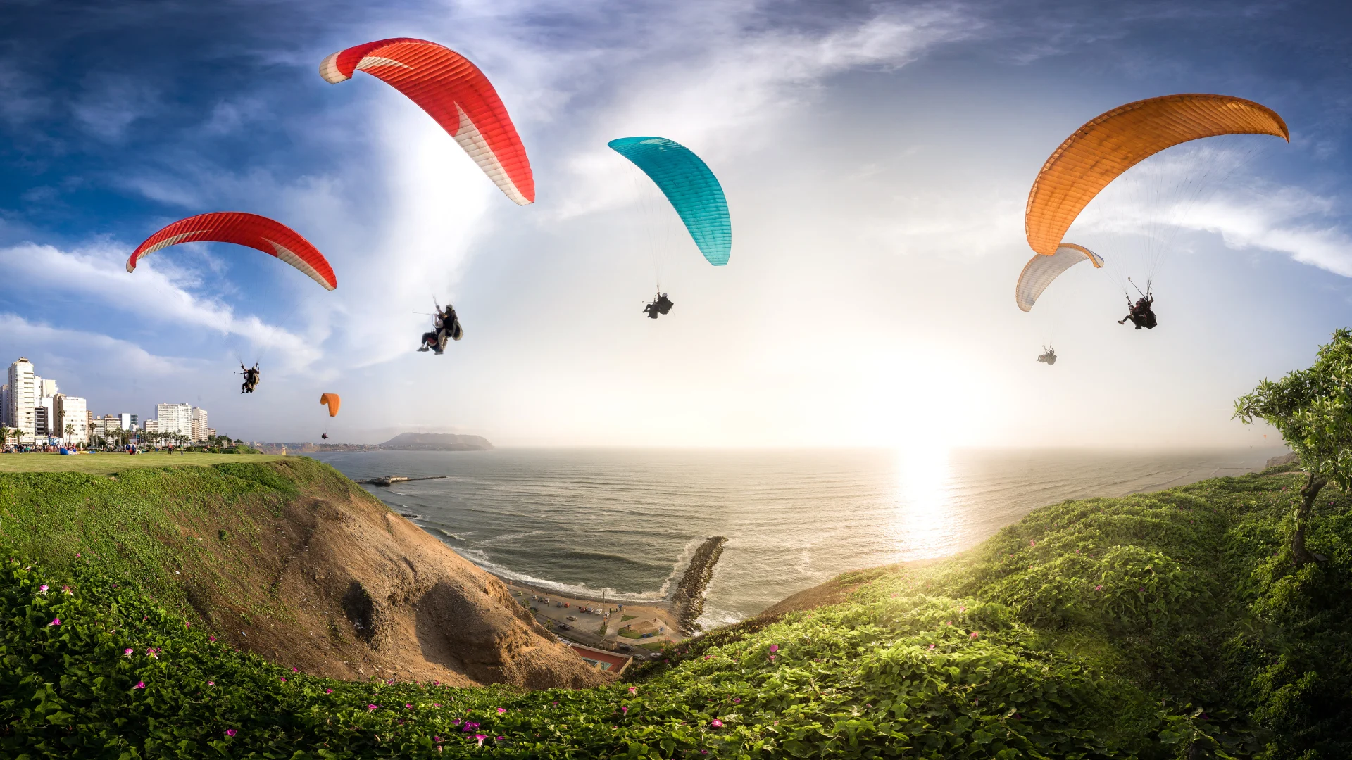 Paragliding in kashmir image 2
