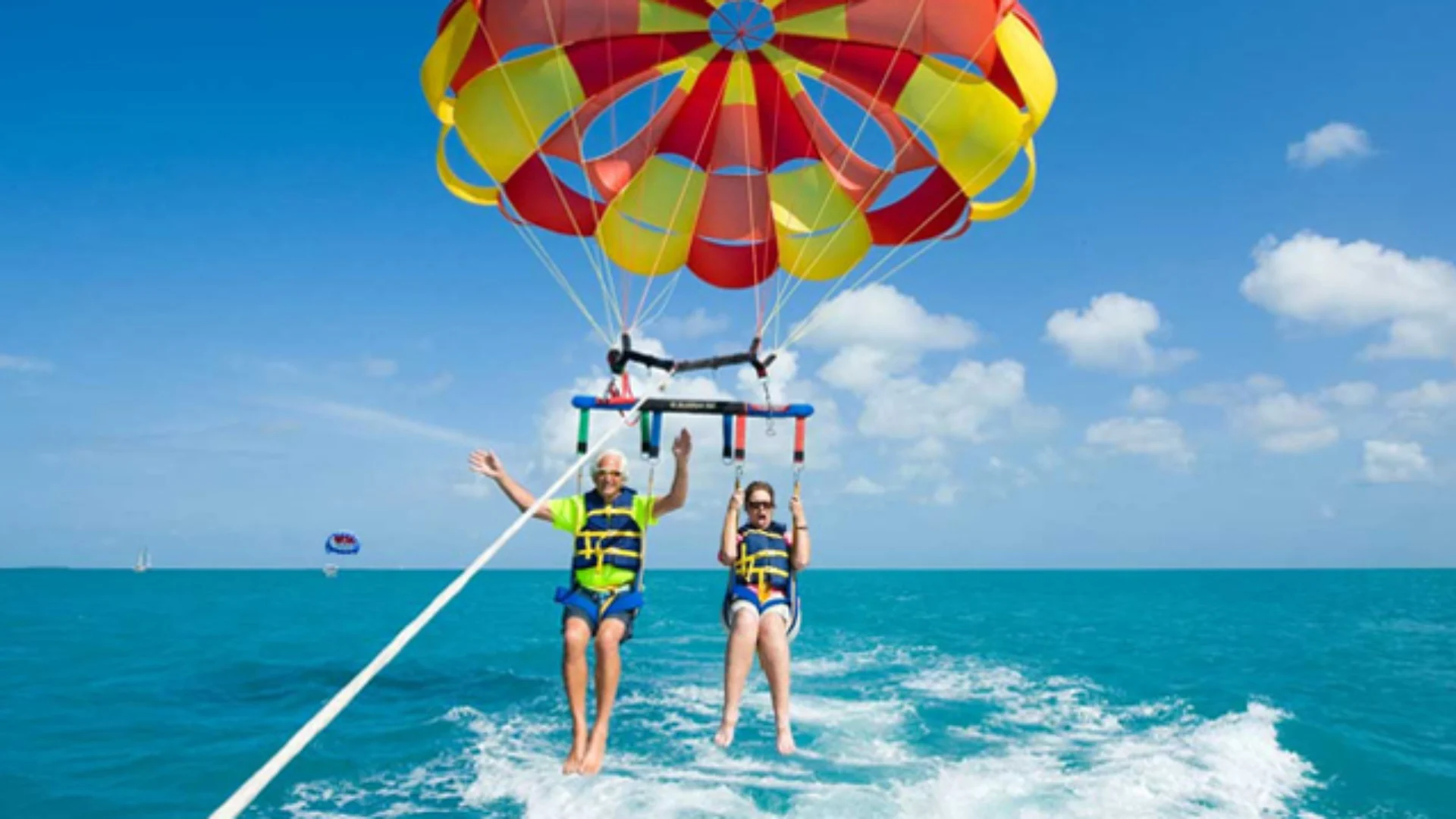 Parasailing in Goa image 3