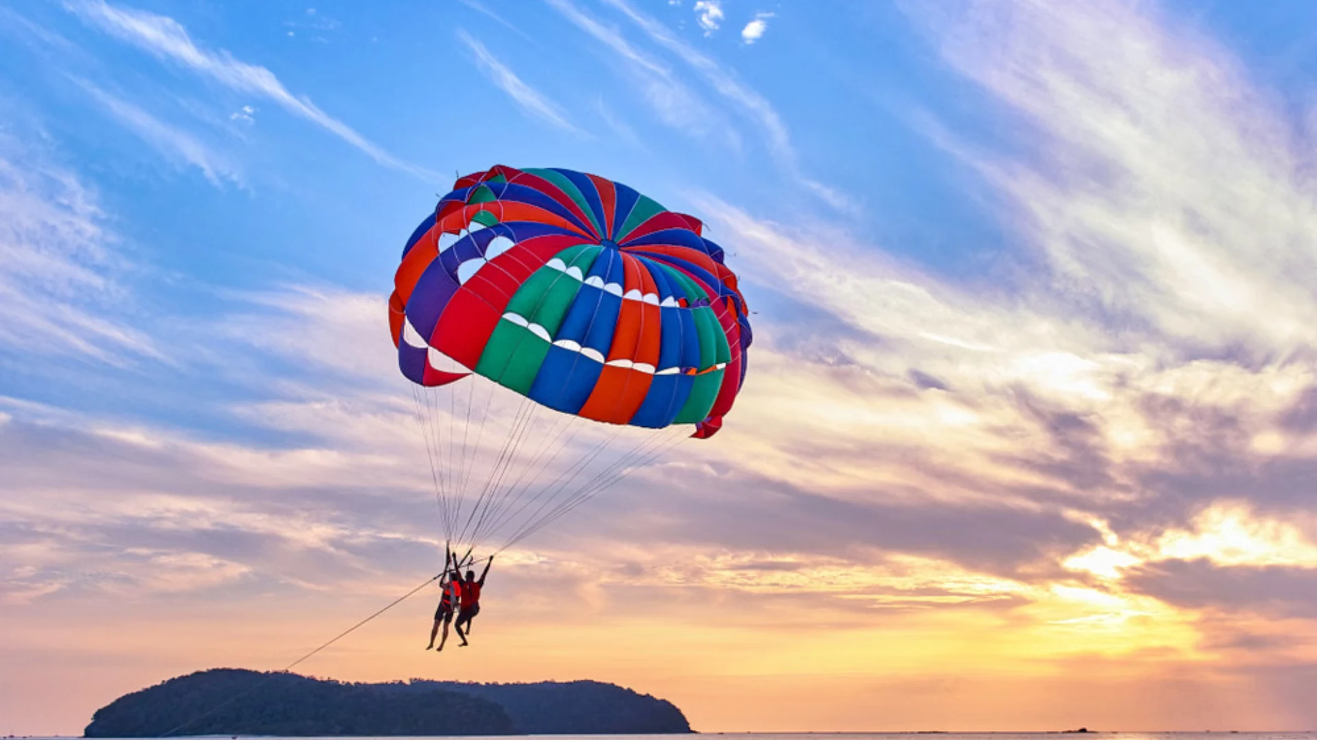 Parasailing in Goa image 4
