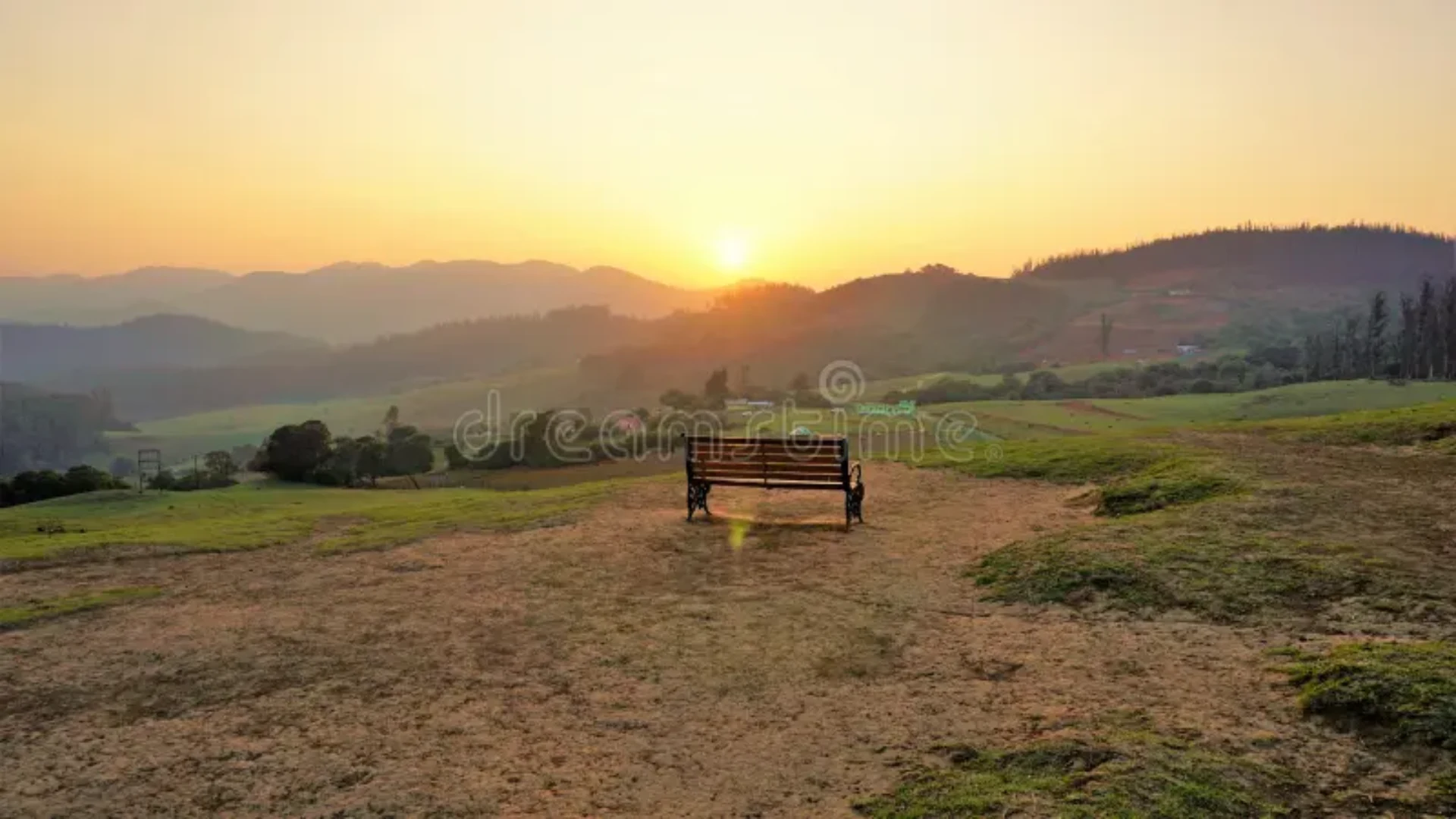 Sunset from Shooting Point in Ooty
