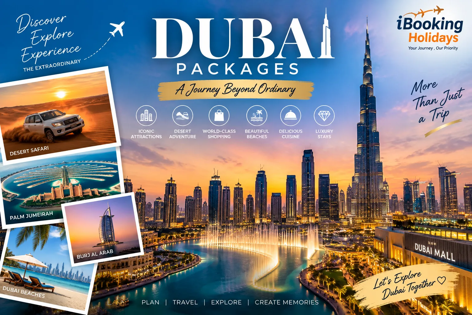 Dubai-Explore Luxury, Adventure & Iconic Attractions