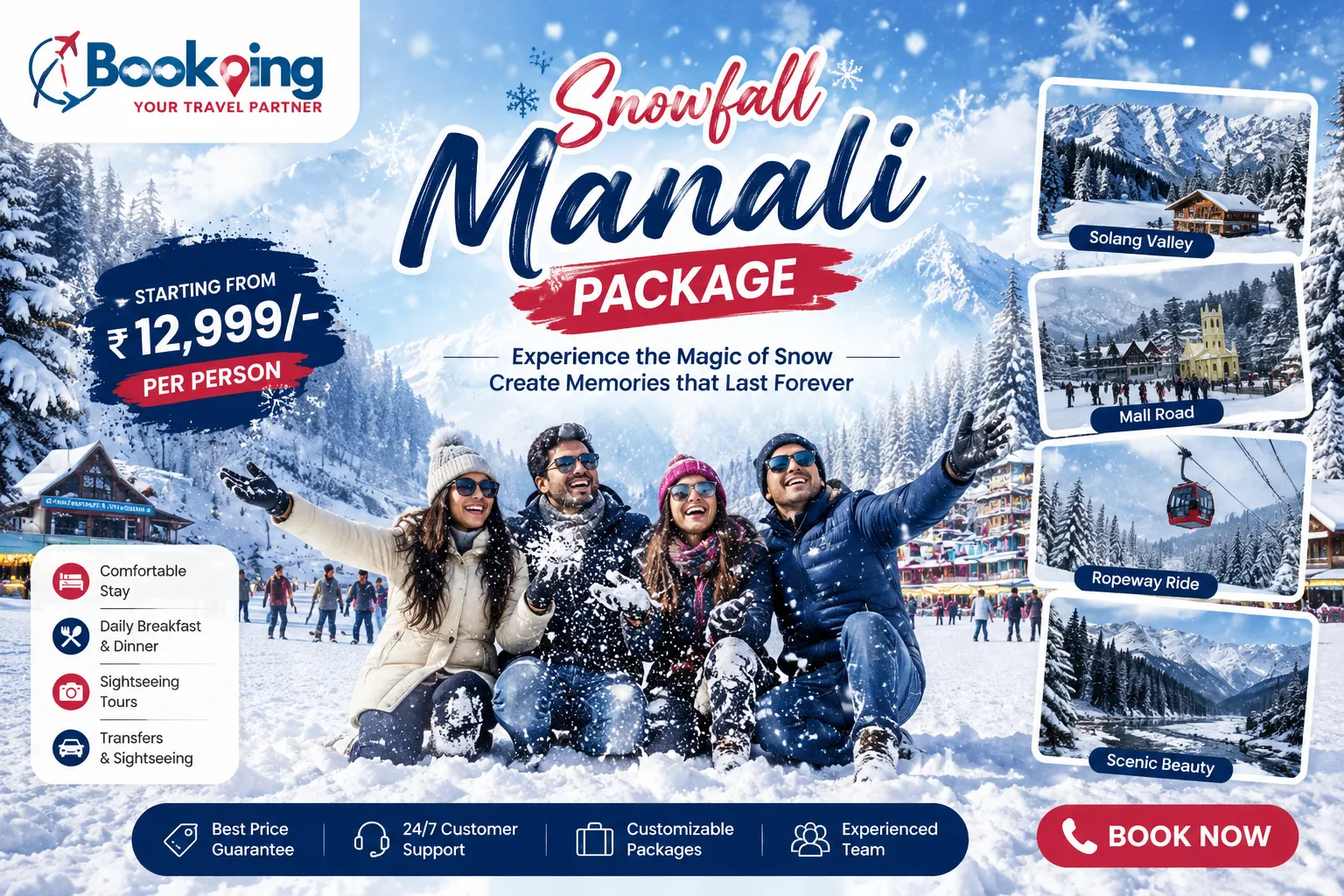 Snowfall Manali Package